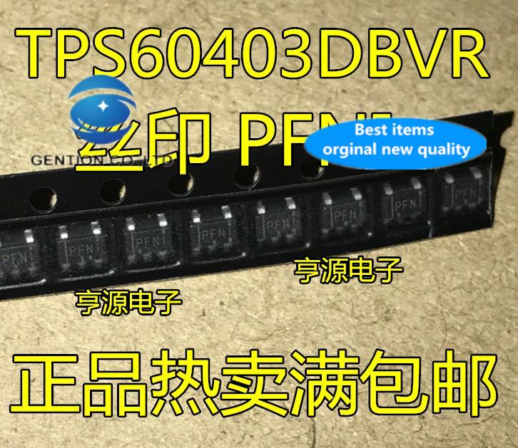 10pcs 100% orginal new   TPS60403 TPS60403DBVR PFNI PFN1 SOT23-5 switching regulator